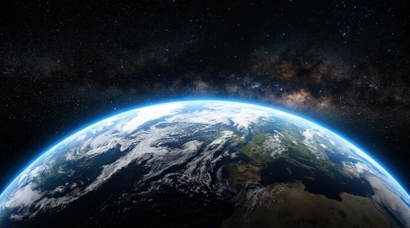 Atmospheric Glow Earth