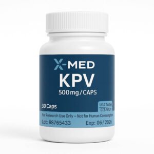 KPV peptide (Lysine–Proline–Valine) in 500 mg capsules.